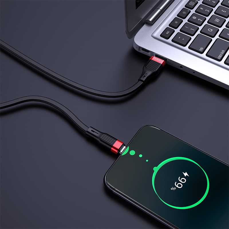 HOCO Forest Câble de charge en silicone lightning vers USB (U72) – 3