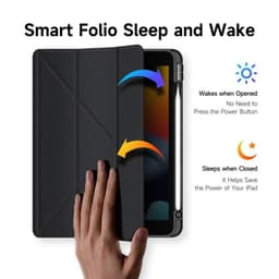 Custodia flip per iPad 11" (2025) / iPad 10,9" (2022) Dux Ducis Serie Magi, nero – Bild 5