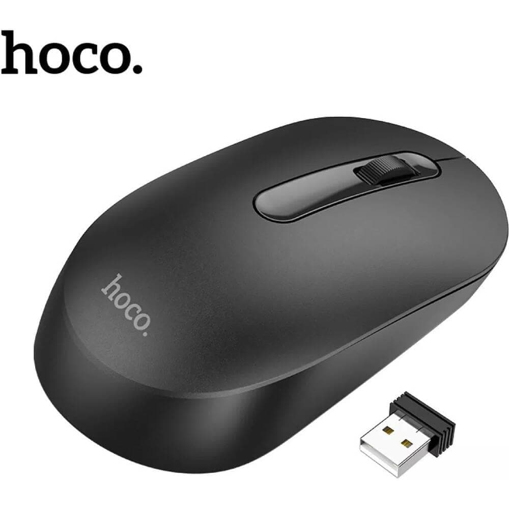 Hoco GM14 Wireless Mouse 2.4G, black
