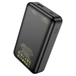 Hoco Q21A Powerbank 20000mAh, Schwarz - Hochleistungs-Powerbank für Smartphone und Tablet – Bild 2