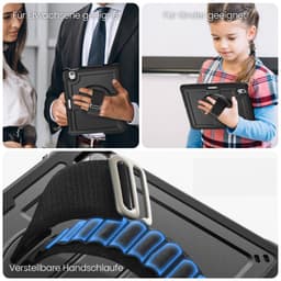 iPad Air 13" (2024/2025) - Custodia robusta RPD HEX-S FE con maniglia e supporto, nero – Bild 6