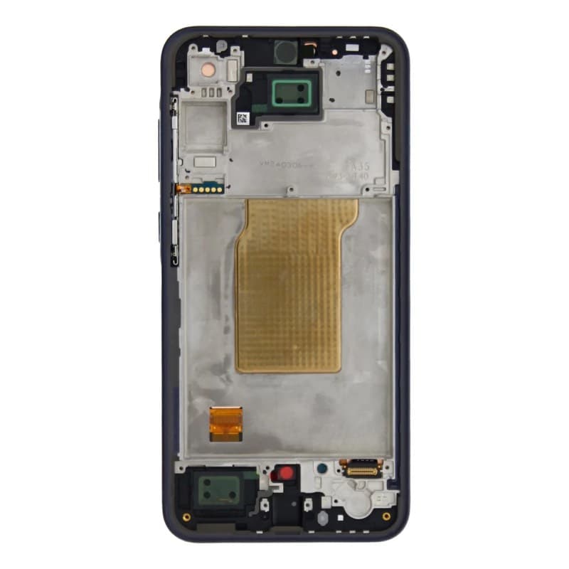 Samsung Galaxy A35 A356B LCD Schwarz, Service-Pack mit Rahmen, neu, original – 3
