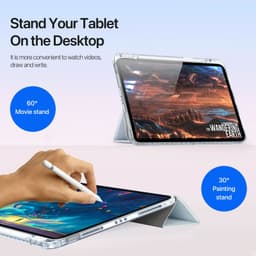 iPad Air 13 (2024) iPad Pro 12.9 (2018/20/21/22) -Dux Ducis Unid Series, étui à rabat relevable, bleu – Bild 4