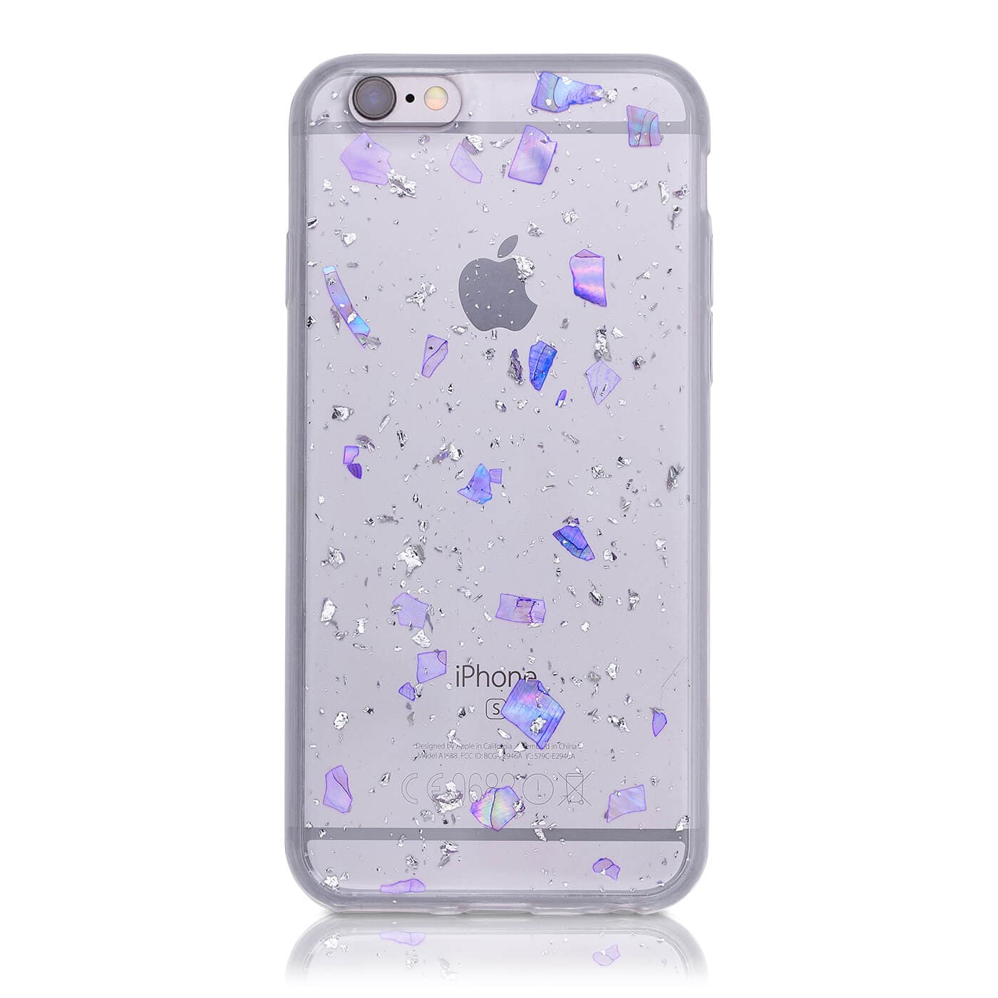 Apple iPhone 6 / iPhone 6S - Purple Shell pieces