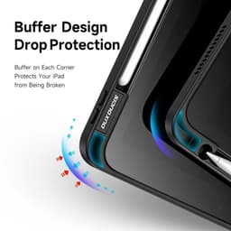 Custodia flip per iPad 11" (2025) / iPad 10,9" (2022) Dux Ducis Serie Magi, nero – Bild 6