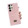 Samsung Galaxy S23 - Diamonds Kunststoff Glitzerhülle in rosa