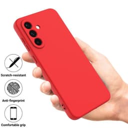 Samsung Galaxy A17 5G - Silikon Schutzhülle, rot – Bild 2