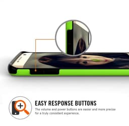 Samsung Galaxy S7 Edge - Loopee Shock Proof Commander Series verde – Bild 3