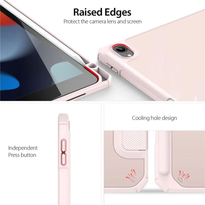 iPad 10 (2022) / iPad 11 (2025) - Dux Ducis Toby Series, Pink – 2