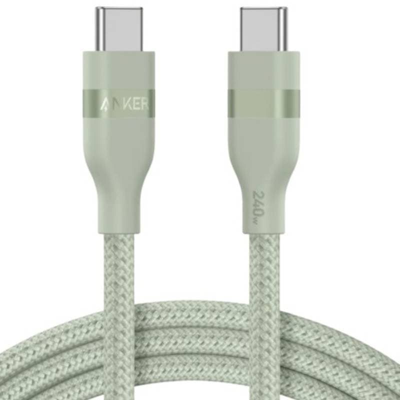 Anker Ultra Soft Kabel - USB-C zu USB-C - 240W - 0.9M - Grün