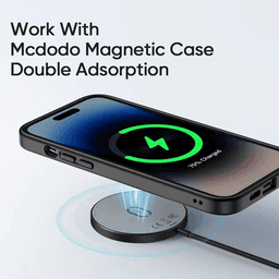 McDodo - Magnetic Wireless Charger, 15W, Schwarz – Bild 6