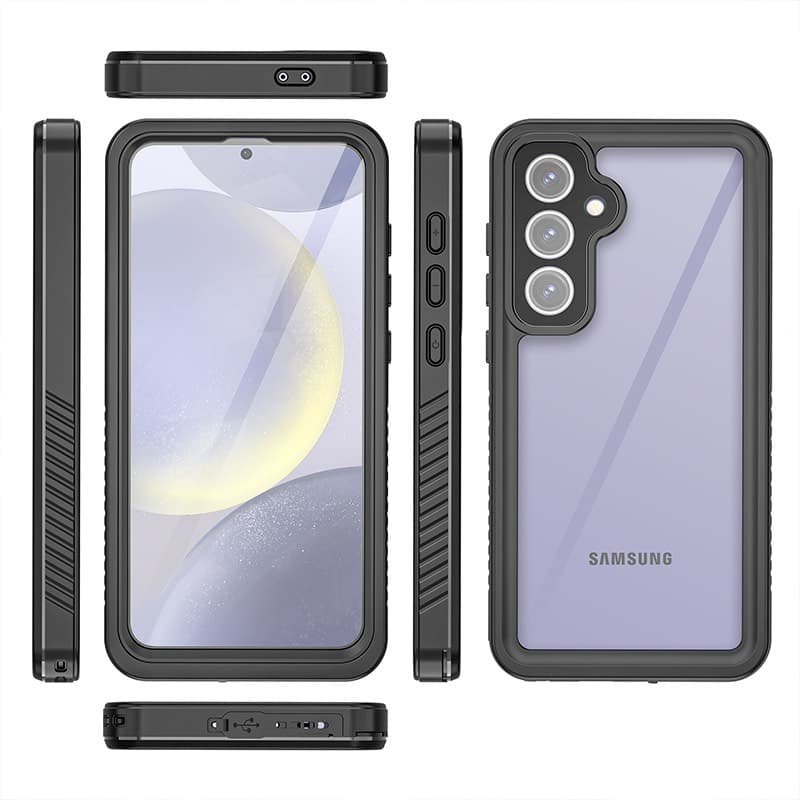 Samsung Galaxy S24 FE - Redpepper IP68 FS Series Waterproof Outdoor Case, black – 3