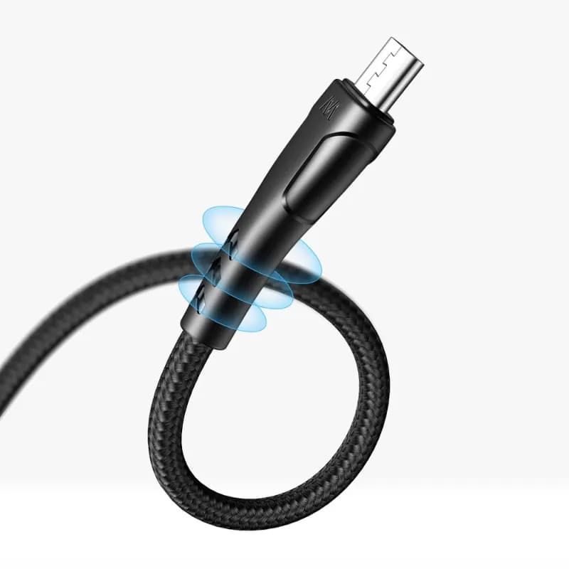 McDodo - USB-A to Micro-USB, Câble de charge et de données, 1.2m, noir – 4