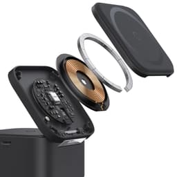 Baseus - Station de recharge sans fil 3en1 MagPro pour smartphone, smartwatch et écouteurs, noir – Bild 7