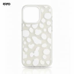 iPhone 16 Pro Max - RPD TPU Case Kuhmuster, Weiss – Bild 1