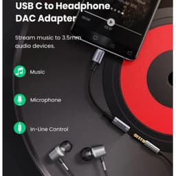 Ugreen – USB-C auf 3.5 mm DAC Kopfhöreradapter (AV161 / 80154), grau/schwarz – Bild 2