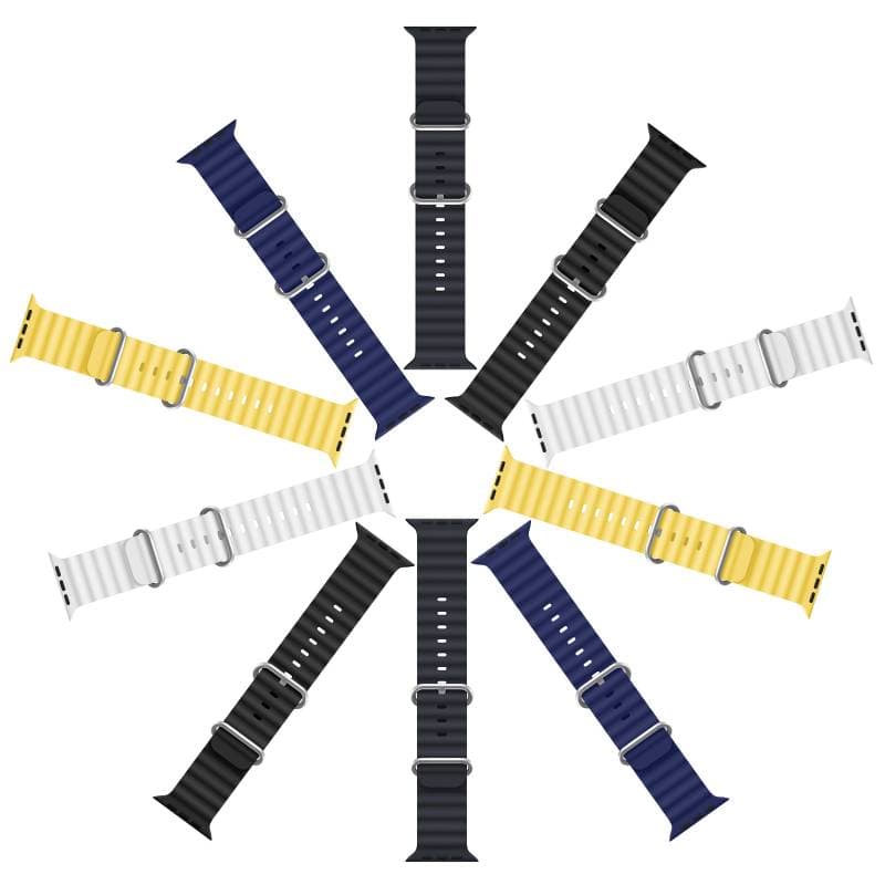 Apple Watch - DUX OceanWave Version Strap - 38mm/40mm/41mm/42mm(10.Gen), Weiss – 3