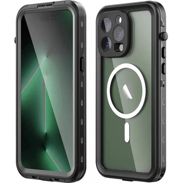 Apple iPhone 14 - Redpepper IP68 Dot+ Series Waterproof Outdoor Case with Magsafe, black