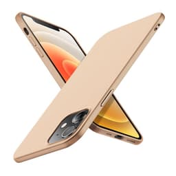 iPhone 12 Mini - X-Level Guardian Backcase aus TPU, ultra dünn & flexibel, Kameraschutz, Gold – Bild 1