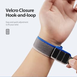 Apple Watch - DUX YJ Version Strap - 42mm/44mm/45mm/46mm(10.Gen)/49mm Bleu-Gris – Bild 8