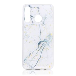 Huawei P30 Lite - White Marble & Gold flakes – Bild 1