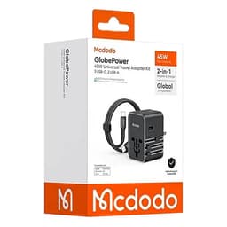 Mcdodo - Globepower 45W Universal Reiseadapter, 3 USB-C, 2 USB-A, Schwarz – Bild 4