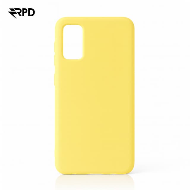 Samsung Galaxy A41 - Liquid Silicone Case - Housse en silicone, jaune