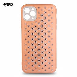 iPhone 11 Pro Max - Custodia traforata, rosa – Bild 1