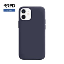 iPhone 12 / 12 Pro - Silicone Case Deep Navy (dunkelblau), Liquid (Magsafe-Version) – Bild 1