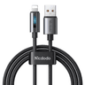 McDodo -USB-A auf Lightning Ladekabel mit Ladelämpchen, 1.2m, Schwarz