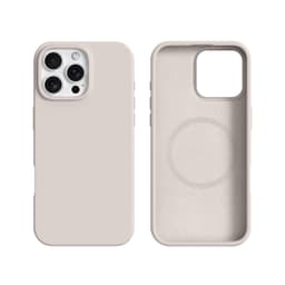 RPD - Custodia in silicone per iPhone 16 Pro Burom con MagSafe, bianco – Bild 1