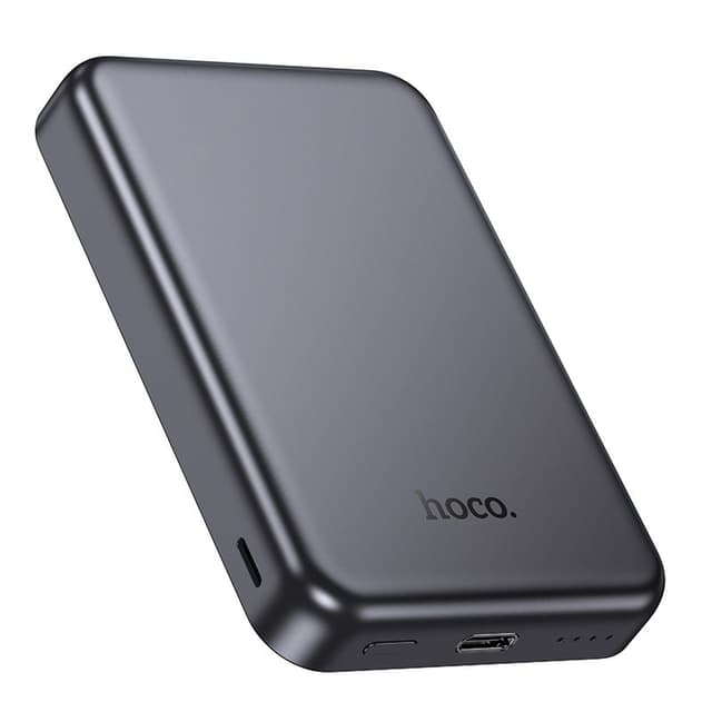 Hoco - J160 19.25W, 5000mAh, banque d'énergie gris foncé