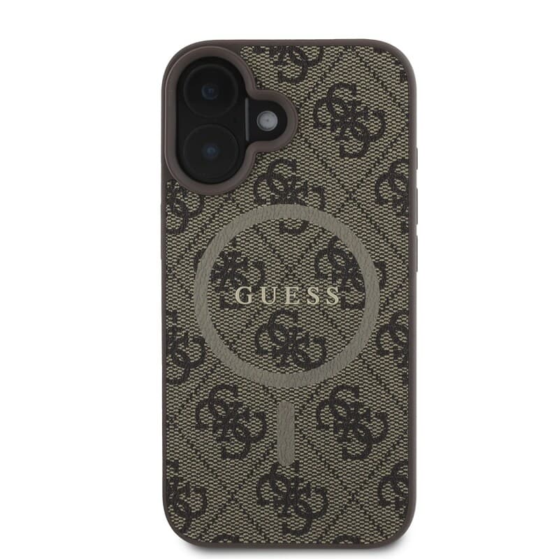 iPhone 16 Plus Guess MagSafe BackCase Braun – 2