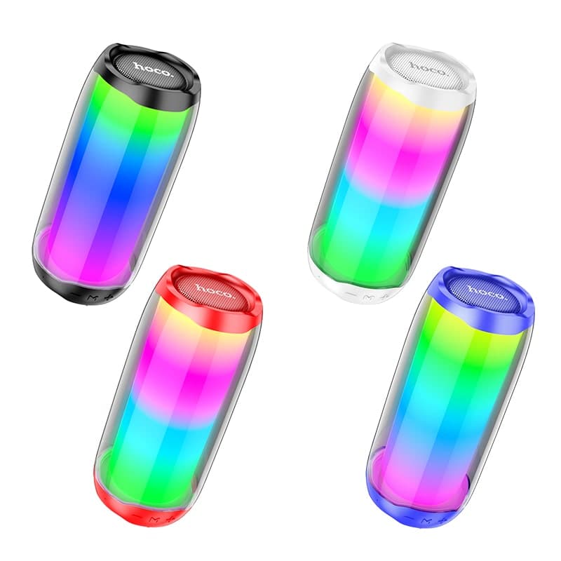 HOCO Bluetooth speaker with color change in red (HC8) – 2