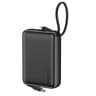 Recci - RPB-P63 20000mAh Powerbank, mit 22.5W integriertem USB Type-C Kabel, silber