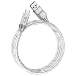 Hoco - U113 Fast Charging 100W USB-C to USB-A 1M, silver – Bild 1