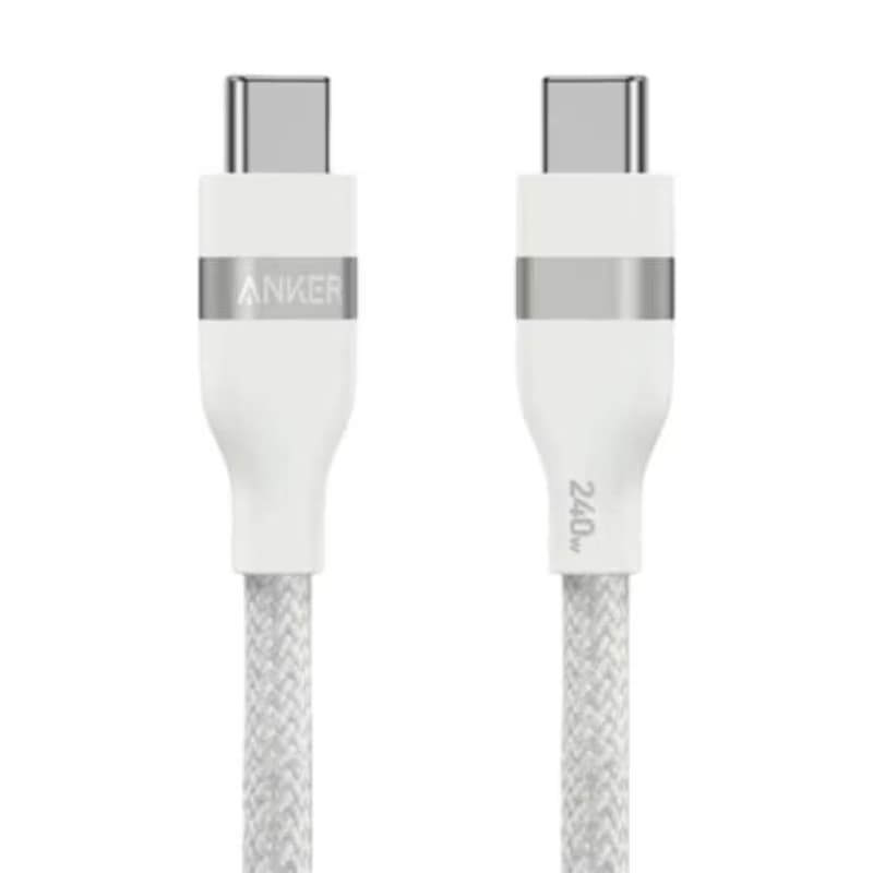 Anker braided Kabel - USB-C zu USB-C - 0.9M - Weiss