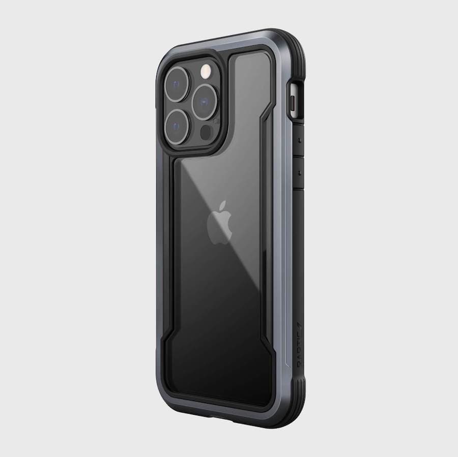 iPhone 13 Pro - Custodia Raptic/X-Doria Defence Shield con cornice nera