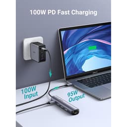 Ugreen - Hub USB-C 5-in-1 con HDMI ed Ethernet (CM418 / 10919), argento/nero – Bild 8