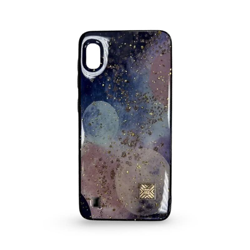 iPhone Xs Max - Custodia TC galaxy glitterata