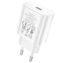 Hoco PD25W Charger (N22) - Hoco Ladestecker, Schnellladegerät aus Kunststoff, weiss – Bild 2