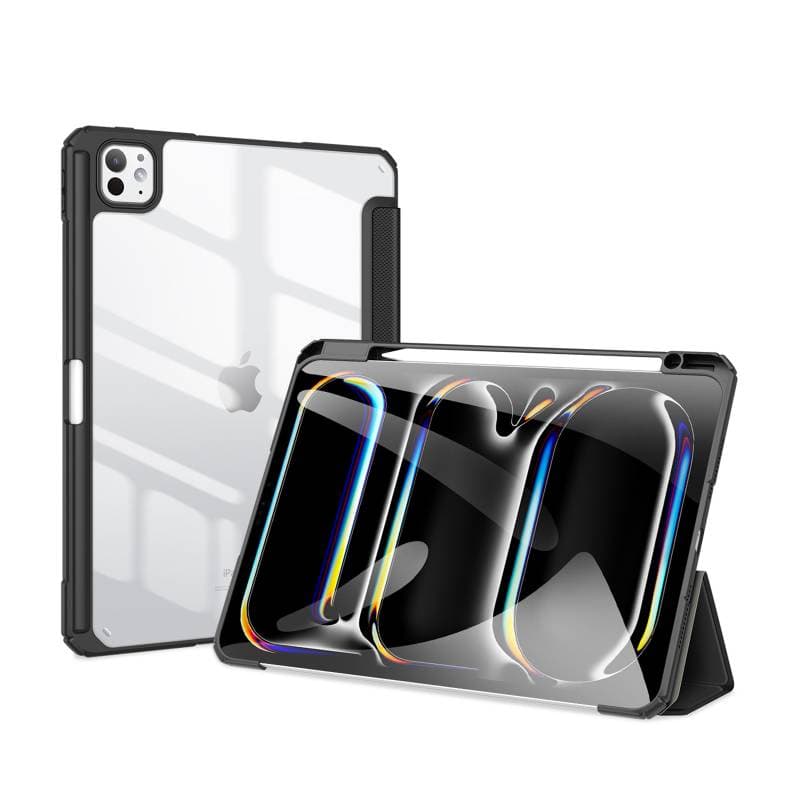 Apple iPad Air 4/5 10.9 / iPad Air 11 (2024/2025) - Dux Ducis Toby Series mit Apple Pencil Halter, Schwarz – 3