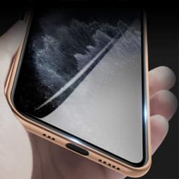 iPhone 12 Mini - X-Level Guardian Backcase aus TPU, ultra dünn & flexibel, Kameraschutz, Gold – Bild 3