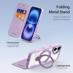 iPhone 17 - Custodia Dux Ducis Skin X Pro Series con MagStand, viola – Bild 8