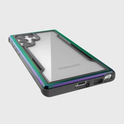 Samsung Galaxy S22 Ultra - Raptic/X-Doria Defense Shield Case mit iridescent Rahmen – Bild 6