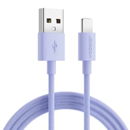 JoyRoom Colorful USB-A to Lightning Fast charging Cable Purple 1m – Bild 1