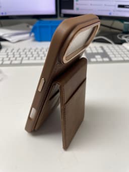 iPhone Air - Custodia RPD Magsafe con portafoglio magnetico e funzione stand, marrone – Bild 2