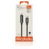 McDodo - Cab Vision, 36W USB-C to Lightning cable, 1.2m with OLED display, black