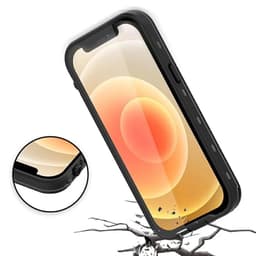 iPhone 13 Mini - Custodia impermeabile per esterni Redpepper IP68 serie Dot+, nera – Bild 3