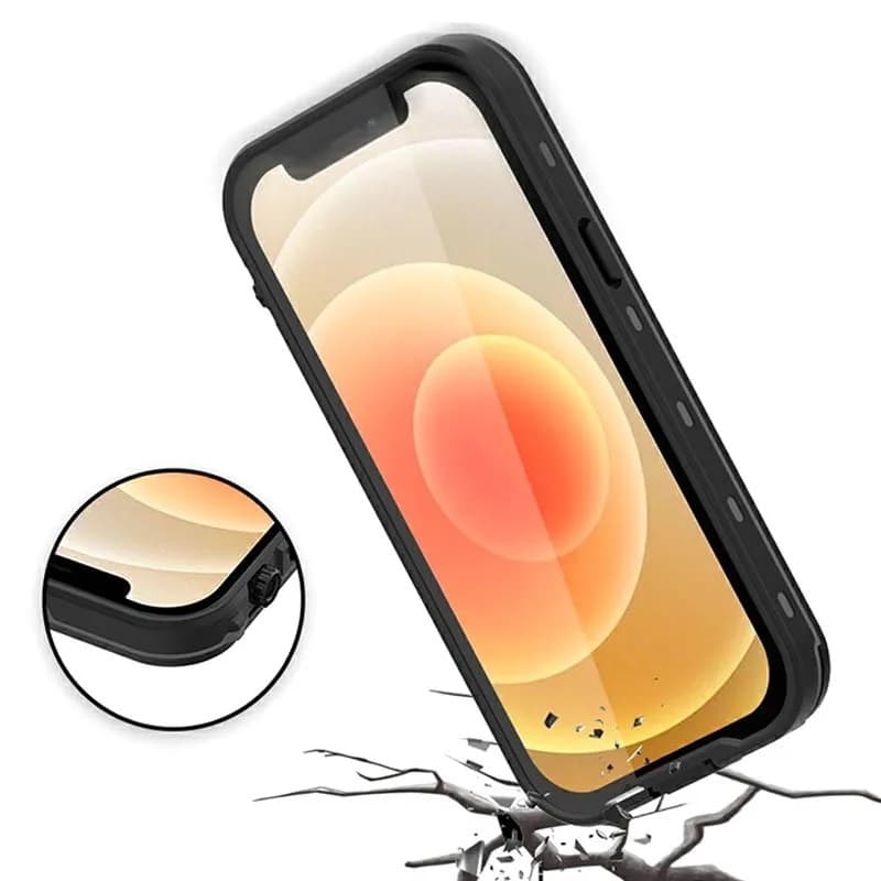 iPhone 13 Mini - Redpepper IP68 Dot+ Series Étui étanche d'extérieur, noir – 3